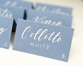 Calligraphy Place Cards | Colored Placecards | Escort Cards | Wedding Table Cards | Wedding Table Tents | Wedding Table Tents |  placards