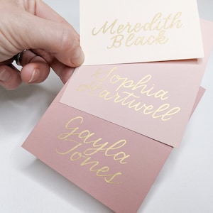 Place Cards | Pink Wedding Cards | Burgundy wedding card | Blush place cards | Dusty Rose Wedding | Pink Wedding Decor | Sage Place Card