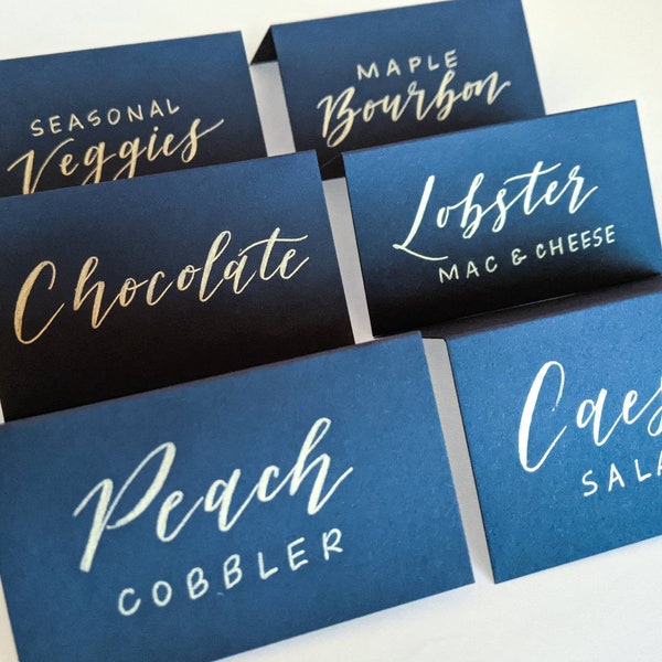 Wedding Buffet Labels | Wedding Food Cards  | Wedding Table Cards | Wedding Table Tents | Wedding Custom Cards | Food Labels Party