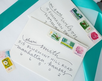 Wedding Envelope Calligraphy | Handwritten Addressing, ELLIOTT STYLE