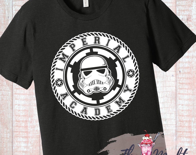 Star Wars Imperial Academy Stormtrooper Disneyworld Galaxy's Edge Rise of the Resistance Shirt