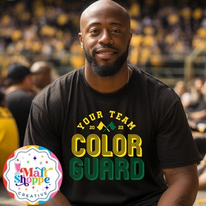 Custom Color Guard Shirt: Marching Band Team Tee
