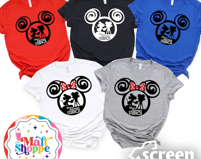 MALT SHOPPE Disney Hollywood Studios Ears Mickey Minnie Shirt Tank Hoodie