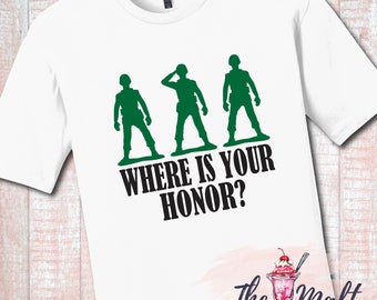 MALT SHOPPE Toy Story Army Men Where is your Honor Hollywood Studios Toy Story Land Disney World Disneyland Unisex Tee