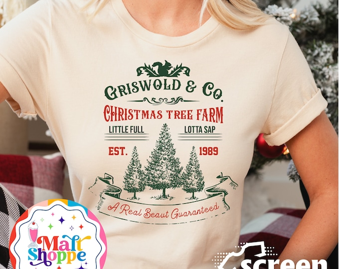 MALT SHOPPE Christmas Vacation Clark Griswold Tree Company
