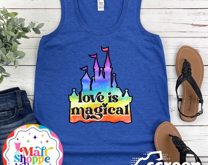 MALT SHOPPE Love Is Magical Pride LGBTQIA+ Gay Days Disney Castle