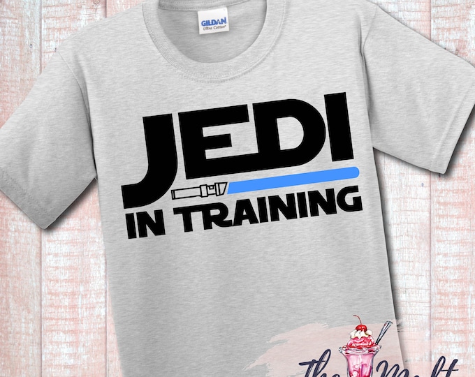 MALT SHOPPE Jedi in Training Inspired by Star Wars Galaxy's Edge Rise of the Resistance Youth Shirt
