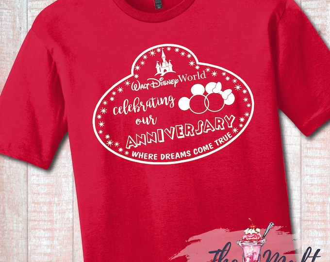 MALT SHOPPE Celebrating Our Anniversary Disney Dreams Come True Unisex Shirt