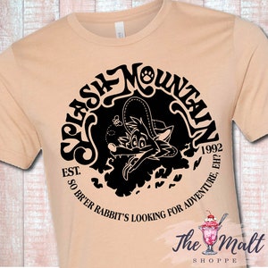 MALT SHOPPE Br'er Fox Splash Mountain So Br'er Rabbit's Looking for Some Trouble Brer Fox Brer Rabbit Shirt