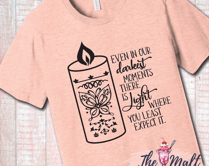 MALT SHOPPE Encanto Candle La Familia Madrigal Even In Our Darkest Moments inspired by Encanto Disney Unisex Shirt