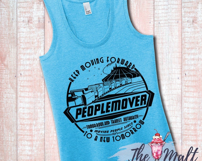 MALT SHOPPE Peoplemover Tomorrowland Keep Moving Forward Magic Kingdom Disney World Disneyland