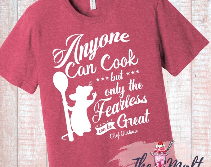 MALT SHOPPE Inspired by Remy Quote Remy's Ratatouille Adventure Tee
