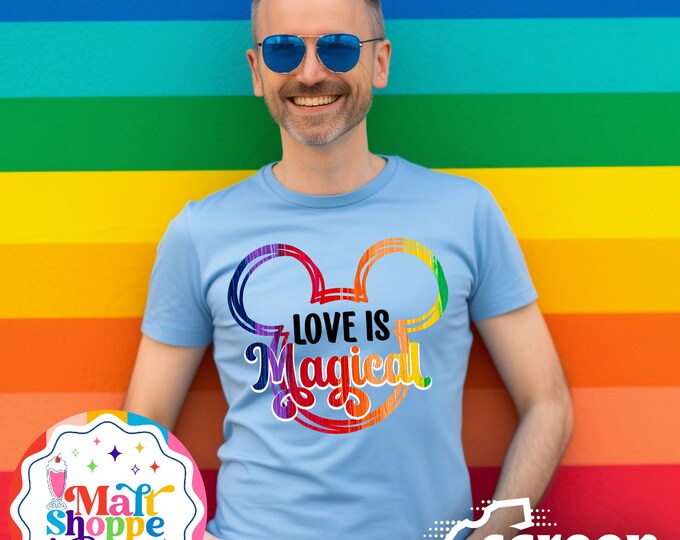 MALT SHOPPE Love is Magical Mickey Ears LGBTQIA+ Gay Days Disney