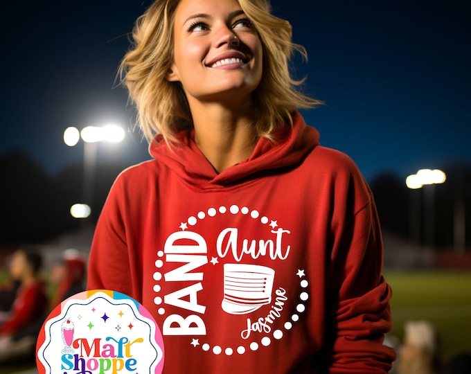 MALT SHOPPE Custom Title and Band Member Name Marching Band Custom Choice of Color