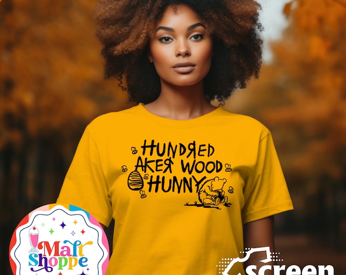 MALT SHOPPE Hundred Acre Wood Pooh's Honey Company Winnie the Pooh Disney World Disneyland Shirt T-Shirt Tank Top