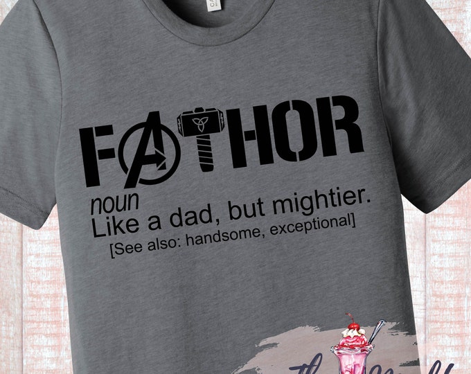 FATHOR Avengers Thor Shirt Disney Disneyland Marvel Land