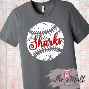 CUSTOM TEAM Grunge Baseball Shirt Any Team Any Color Shirt