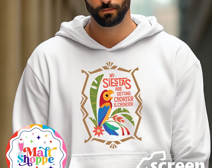 MALT SHOPPE Disney Magic Kingdom Tiki Room Jose Pierre Fritz Siestas are Getting Shorter Shirt Tank Hoodie