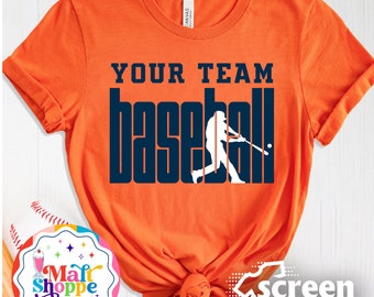 MALT SHOPPE CUSTOM Your Team Baseball Letters Design Shirt T-Shirt Hoodie Tank Top
