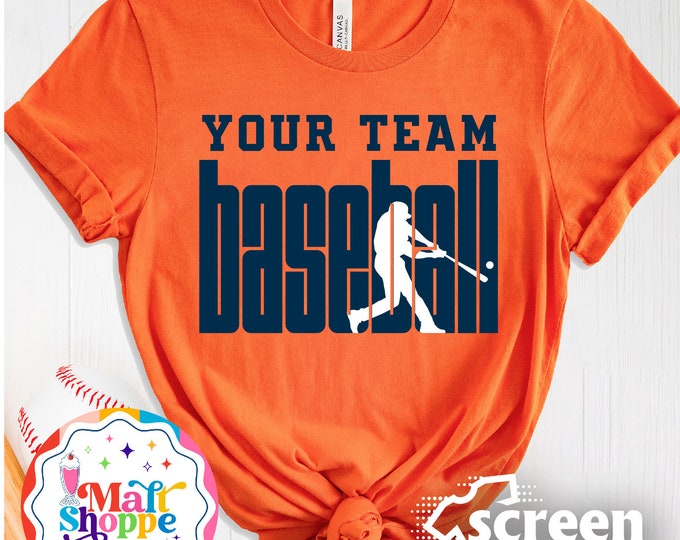 MALT SHOPPE CUSTOM Your Team Baseball Letters Design Shirt T-Shirt Hoodie Tank Top