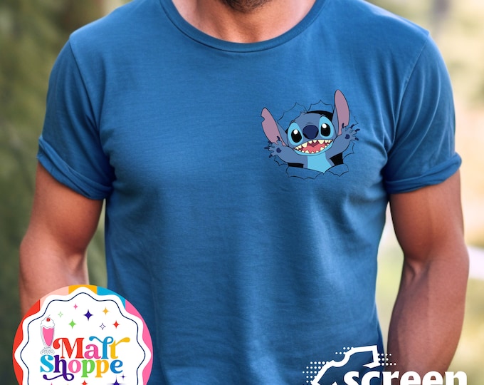 MALT SHOPPE Disney Stitch Ohana Shirt