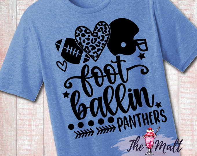 MALT SHOPPE CUSTOM Any Team Footballin Design Shirt