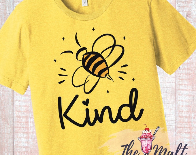 Be Kind (Bee Kind) Yellow Tee