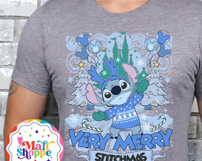 Christmas Malt Shoppe Disney Stitch Merry Stitchmas