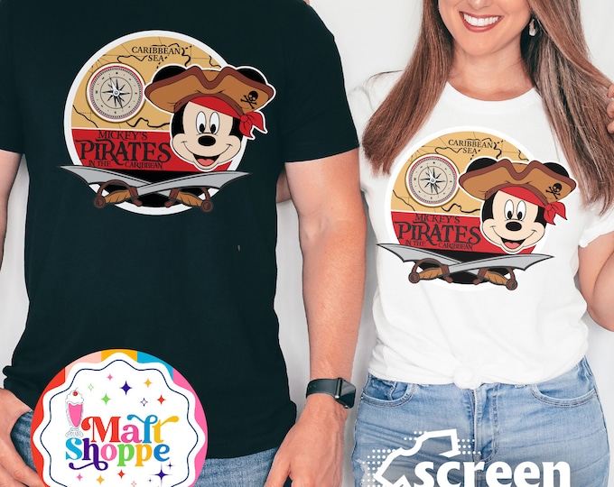 MALT SHOPPE Pirates of the Caribbean Yo Ho A Pirates Life for Me Disney Cruise Line Pirates Night Cruise