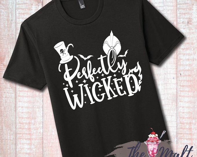 MALT SHOPPE Disney Villains Perfectly Wicked Bad Boys Jafar Hades Dr Facilier Disney Villain Tee