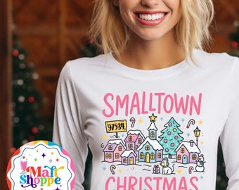 Christmas Malt Shoppe Small Town Christmas Custom Zip Code
