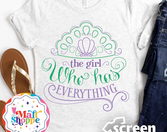 MALT SHOPPE Princess Ariel Girl Who Has Everything Shirt