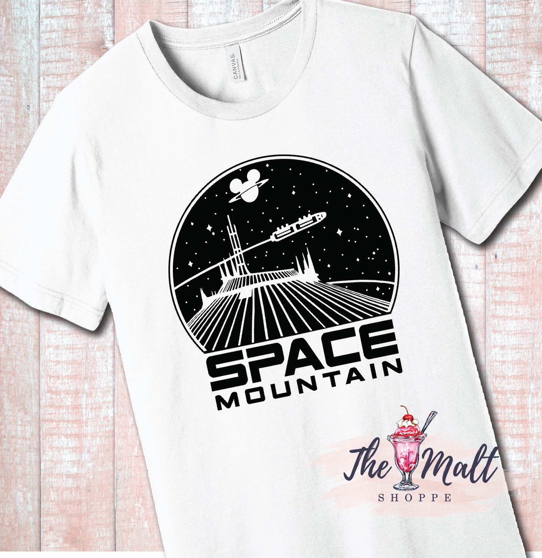 MALT SHOPPE Space Mountain Tomorrowland Magic Kingdom Disney