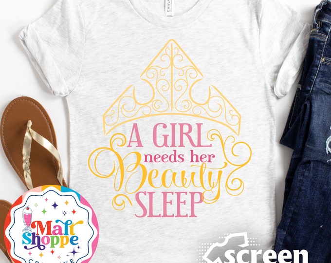 MALT SHOPPE Princess Aurora Sleeping Beauty Shirt