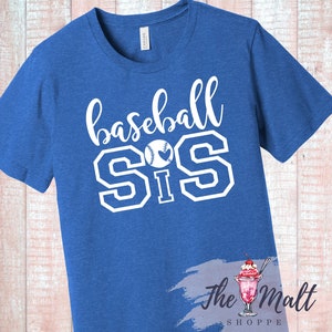 Baseball Sister Sis Design Shirt T-Shirt