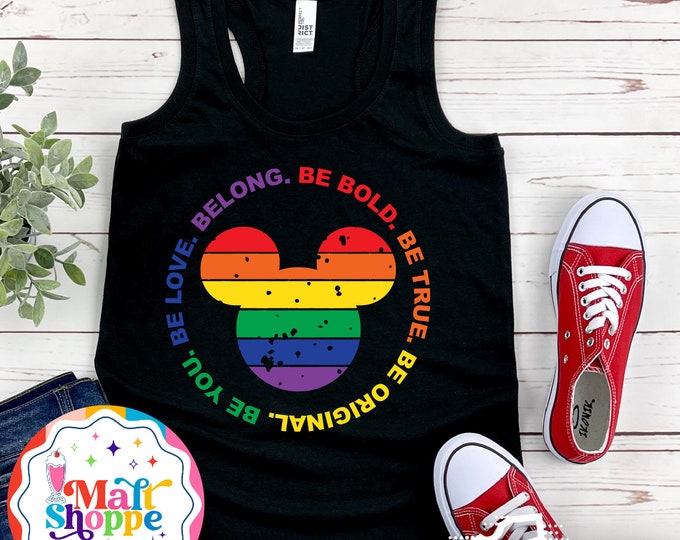 MALT SHOPPE Be You Pride Mickey Ears LGBTQIA+ Gay Days Disney