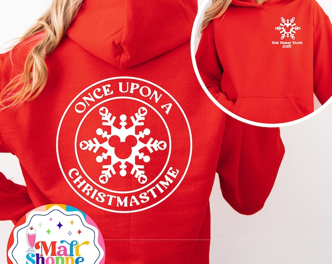 MALT SHOPPE Christmas Disney World Disneyland Vacation Sweatshirt