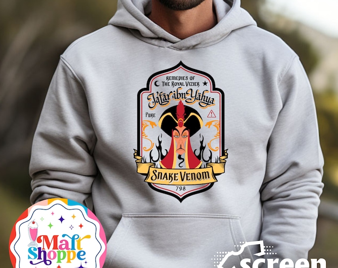 MALT SHOPPE  Disney Jafar Agrabah Aladdin Disney Villain Shirt Tank Hoodie