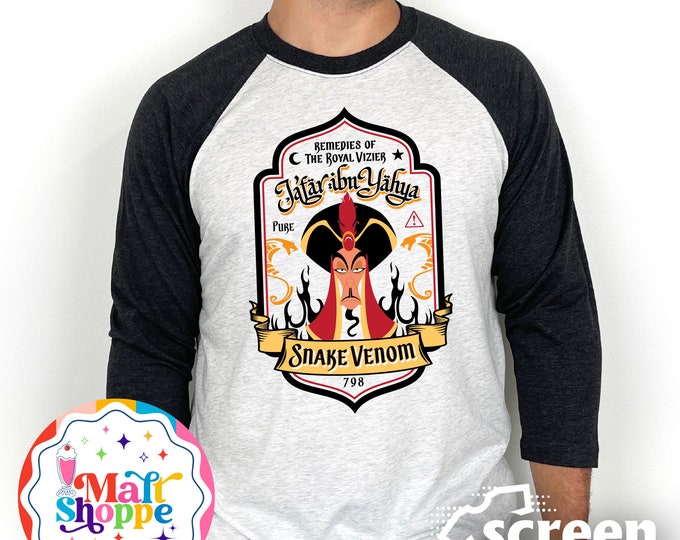 MALT SHOPPE  Disney Jafar Agrabah Aladdin Disney Villain Shirt Tank Hoodie