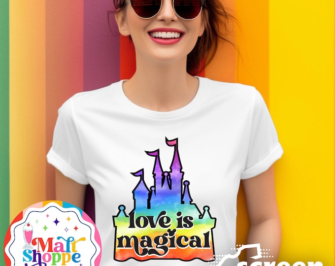 MALT SHOPPE Love Is Magical Pride LGBTQIA+ Gay Days Disney Castle
