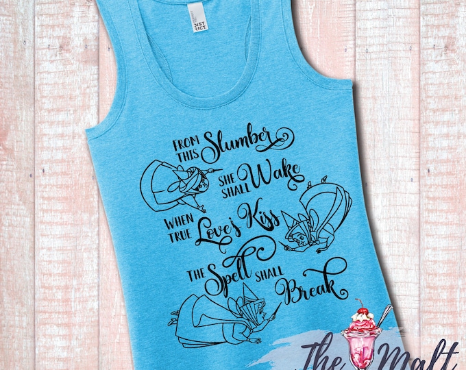 MALT SHOPPE Fairies Sleeping Beauty Aurora Flora Fauna Merryweather Disney World Disneyland
