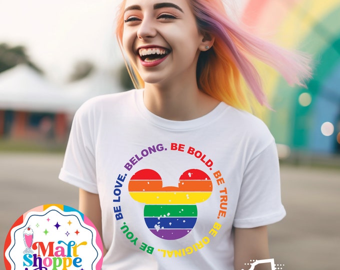 MALT SHOPPE Be You Pride Mickey Ears LGBTQIA+ Gay Days Disney