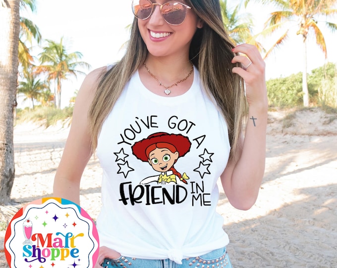 MALT SHOPPE You've Got a Friend In Me Toy Story Land Jessie Inspired by Disney Hollywood Studios Vacation Youth Adult Shirt