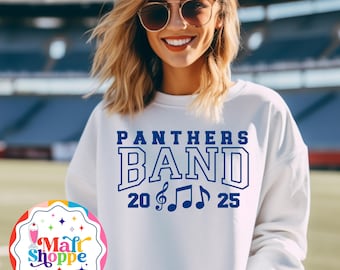 Custom Marching Band T-Shirt: Personalized Team Colors & Name