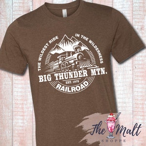 MALT SHOPPE Big Thunder Mountain Railroad inspired by Disney Magic Kingdom Unisex Shirt