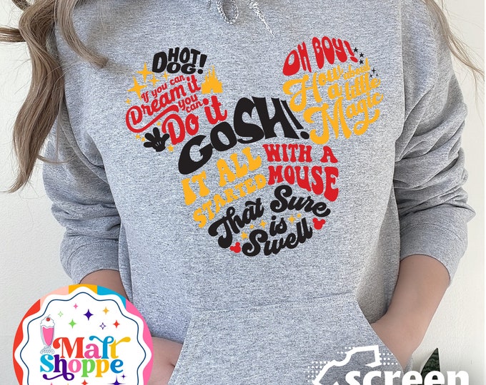 MALT SHOPPE Mickey Ear Vacation Shirt