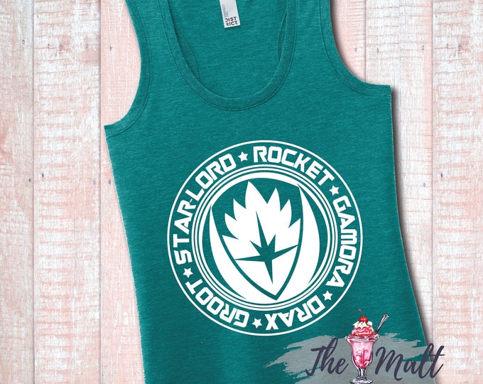 MALT SHOPPE Cosmic Rewind Mission Breakout Disney World Disneyland Tank Top