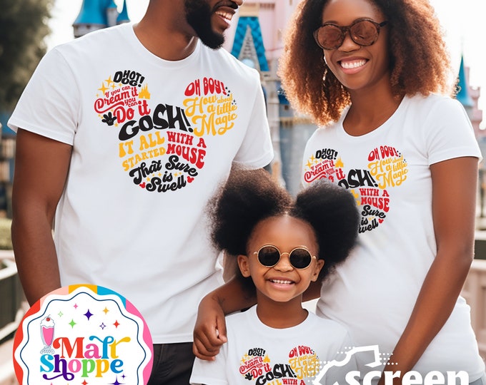 MALT SHOPPE Mickey Ear Vacation Shirt