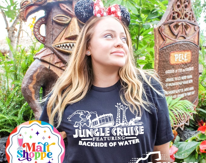 MALT SHOPPE Jungle Cruise Disney Magic Kingdom Backside of Water Shirt T-Shirt Tank Top