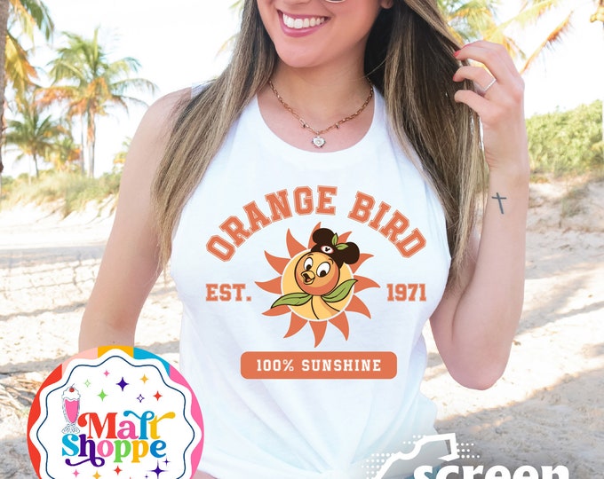 MALT SHOPPE Orange Bird Sunshine Tree Terrace Disney World